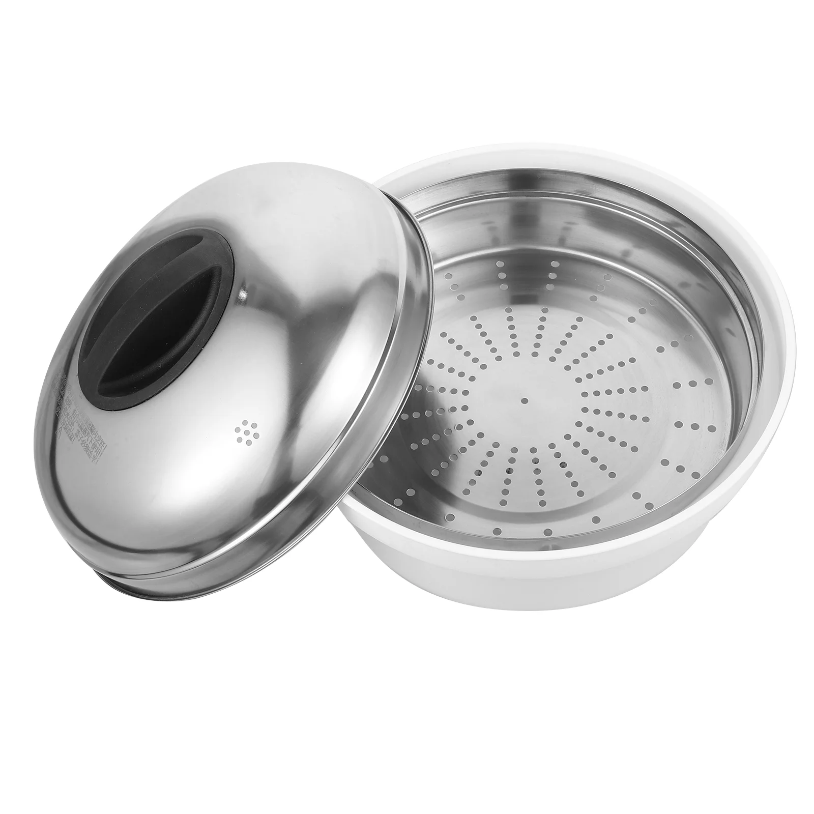 Steamer Set Healthy Cooking Pot Basket with Lid Meat Pan Food Microwave Ovens Kitchen Cooker