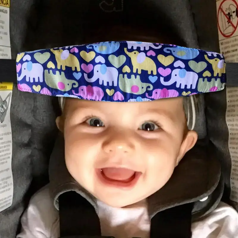 Baby Head Support Belt Car Seat Toddler Head Band Strap Headrest Children Belt Fastening Adjustable Sleep Safety Sleeping Pillows Car Accessories