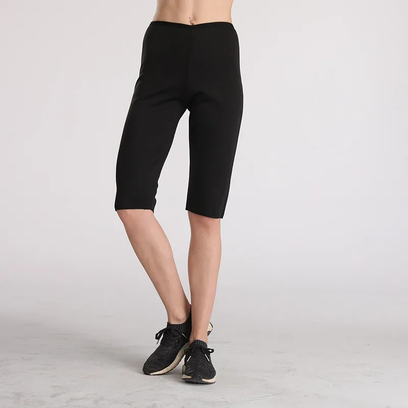 Fat Burning Fitness Set Short Sleeve Chlor Rubber Shorts And Long Pants Men Women Sports Sweat And Weight Loss Kit