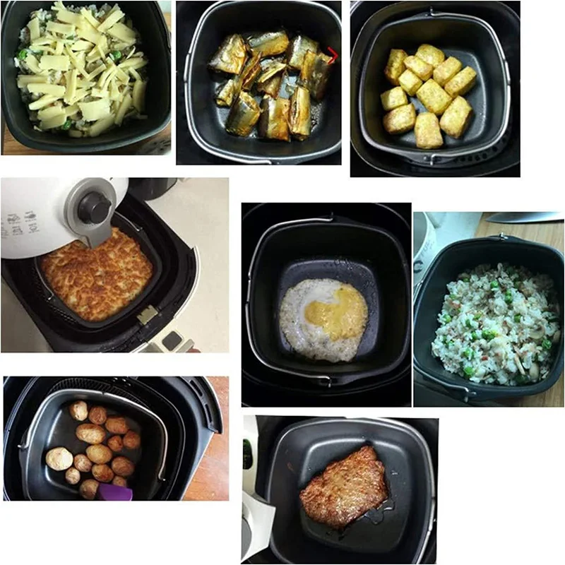 Bread and Toast Box Moulds Non-Stick Cake Baking Pan Air Fryer Accessories Essential Kitchen Tools Baking Trays air fryer accessories air fryer baking tray air fryer mold cake mold bread mold baking pan tray bread baking pan baking pan