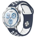 Midnight blue white