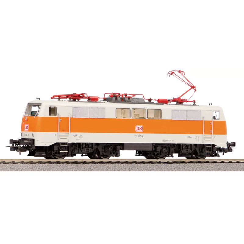 Train Model PIKO 1:87 HO BR111 Tram Sound Version and Three Freight Cars Set 51855 58226 Electric Toy Train train model piko g type 1 22 5 caboose tail carriage freight train 38945 38947 dark red electric toy train