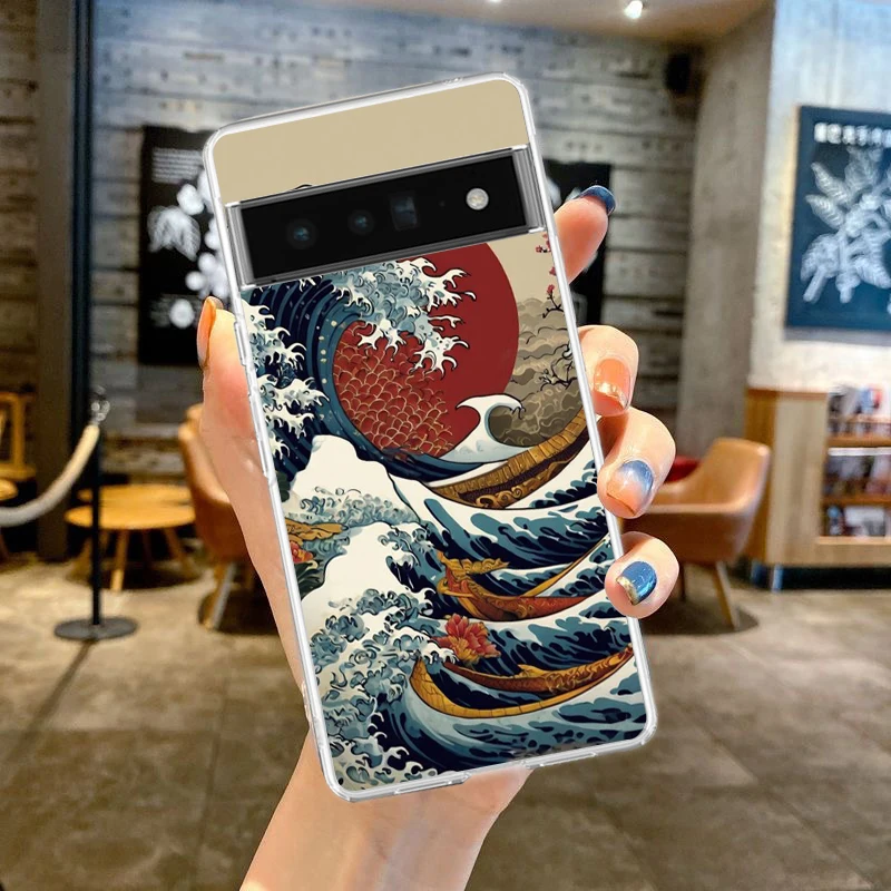 Clear TPU Phone Case with Japan Tokyo Osaka Kanagawa Design Label
