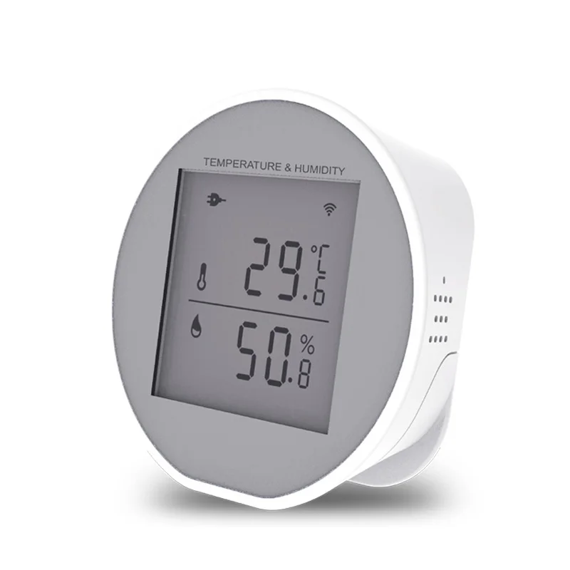 Tuya WiFi Temperature Humidity Sensor LCD Digital Display Thermometer Sensor 55d