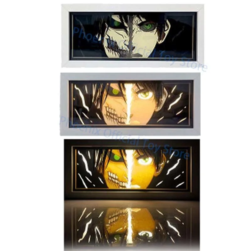LAMPADA LED 3D Attack on Titan Ackerman bambini luce notturna