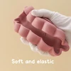 Color Kids Baby Feeding Set Solid Color Utensils Waterproof Bib Cartoon Lion Shape Sucker Dishes Plate Feeding Bowl Spoon Cup 5