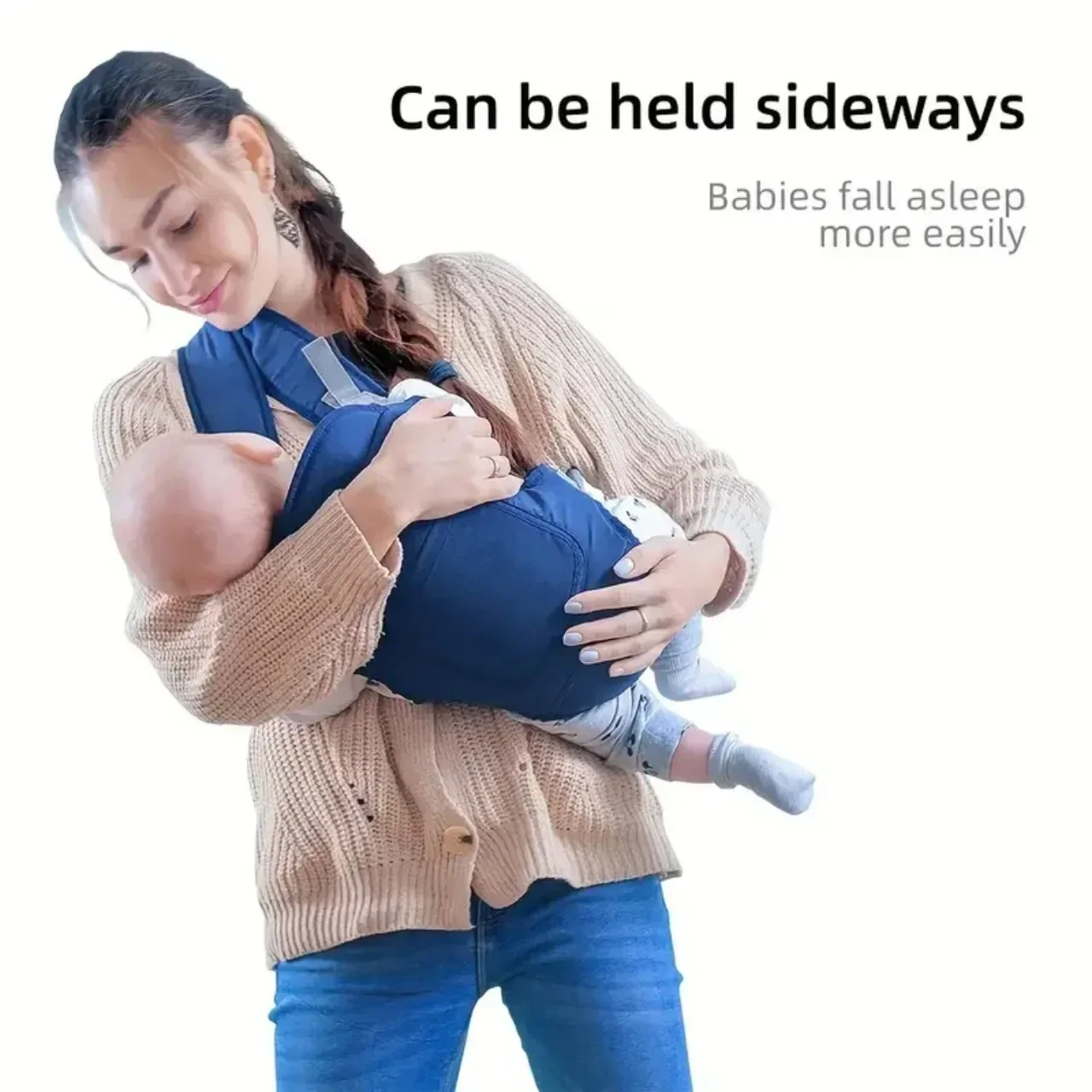 Baby Carrier Backpack Baby Bag Newborn Sling 4 in 1 Ergonomic Breathable Infant Babies Carrier Wrap Hipseat Waist Belt Backpacks 2