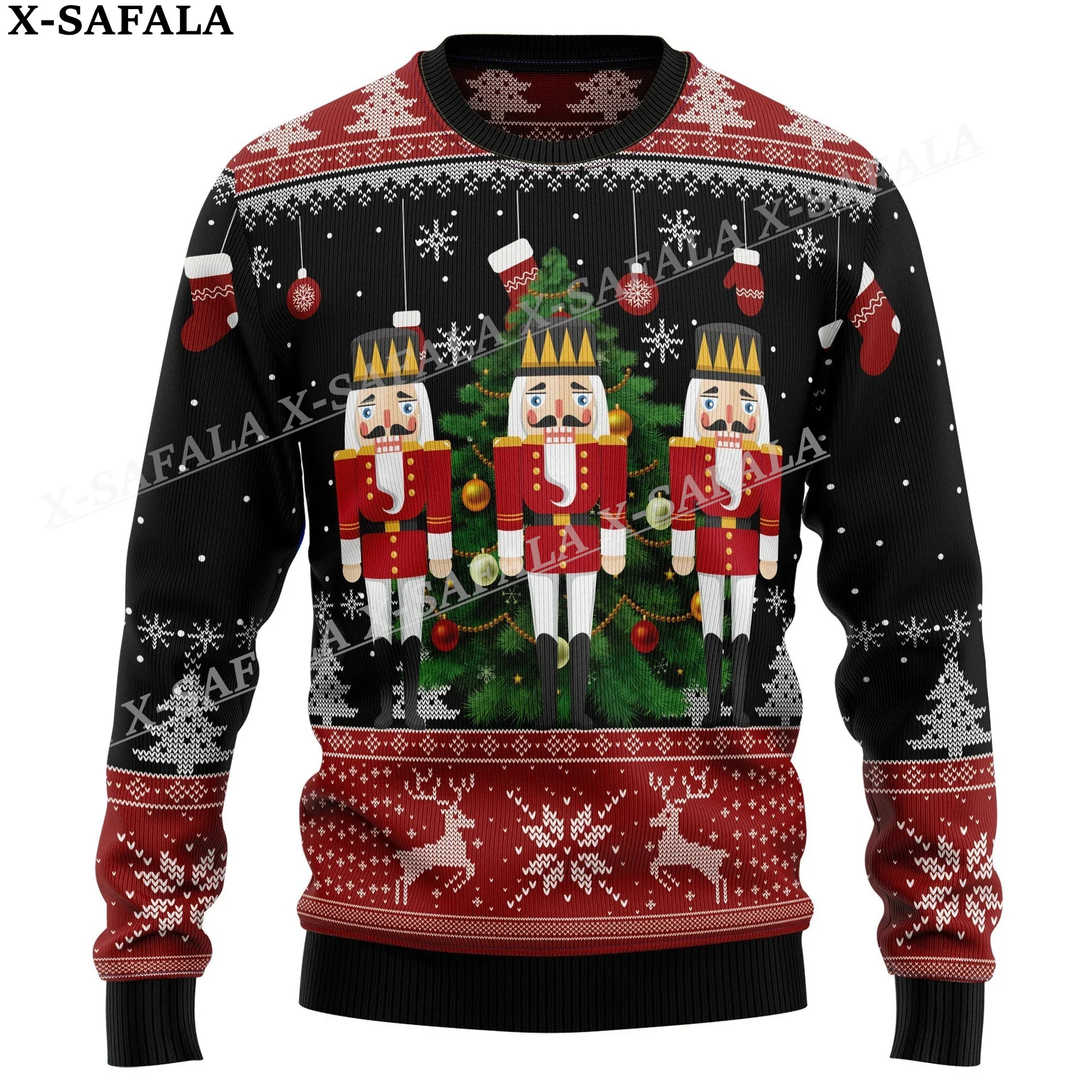 thumbnail image 1 of Suéteres de punto feos de Navidad con forma de hombre de jengibre, muérdeme, para Halloween, regalo de Navidad, para parejas, fiestas, unisex, informales, 2, 1 of 5
