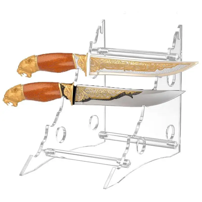 KnivesDisplayStandAcrylicDisplayStandForStorageDecorative
