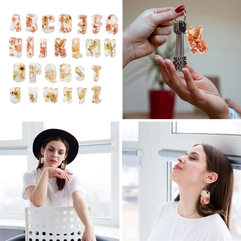 

Для креативной DIY прозрачной эпоксидной формы с основными буквами, фотоэлементы, дропшиппинг