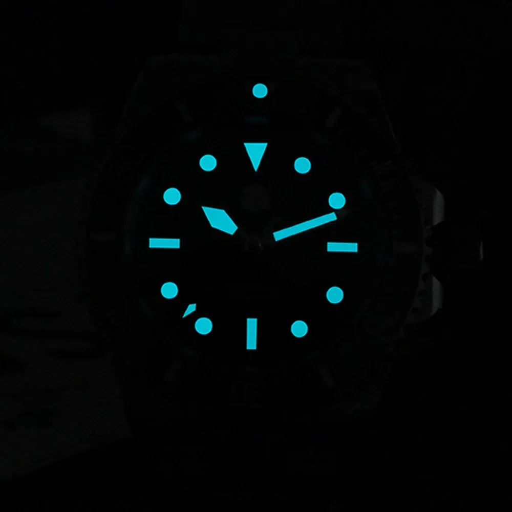San Martin Luxury GR5 Titanium Men Diver Watch Enamel Dial 40mm PT5000 Automatic Mechanical Watches BGW-9 Waterproof 300m SN0111