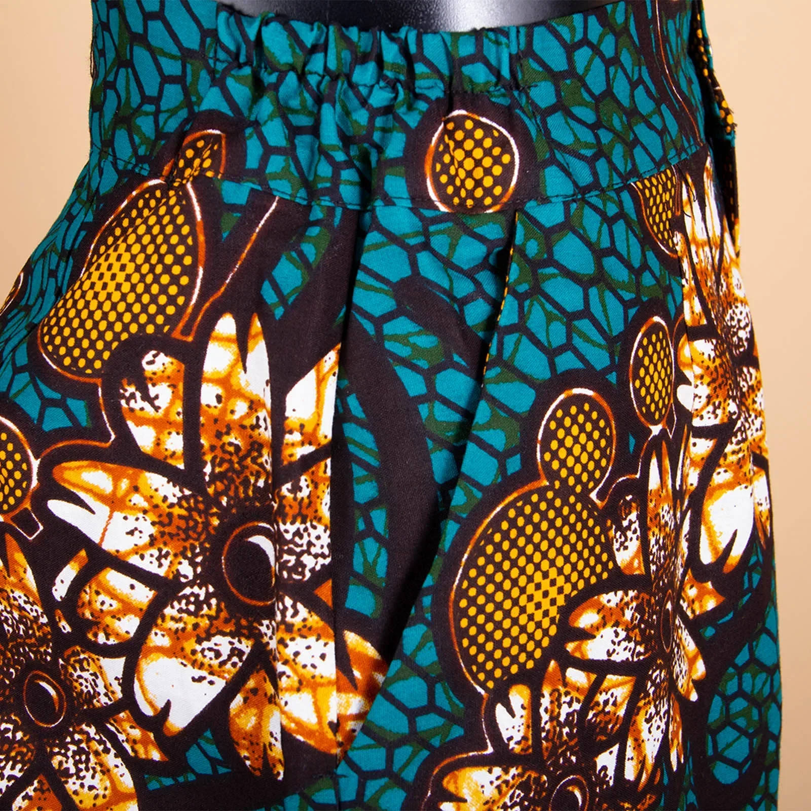 African Clothes for Women Crop Tops and Long Pants Two Piece Set Print Outfits Wax Attire Plus Size Casual S2126002
