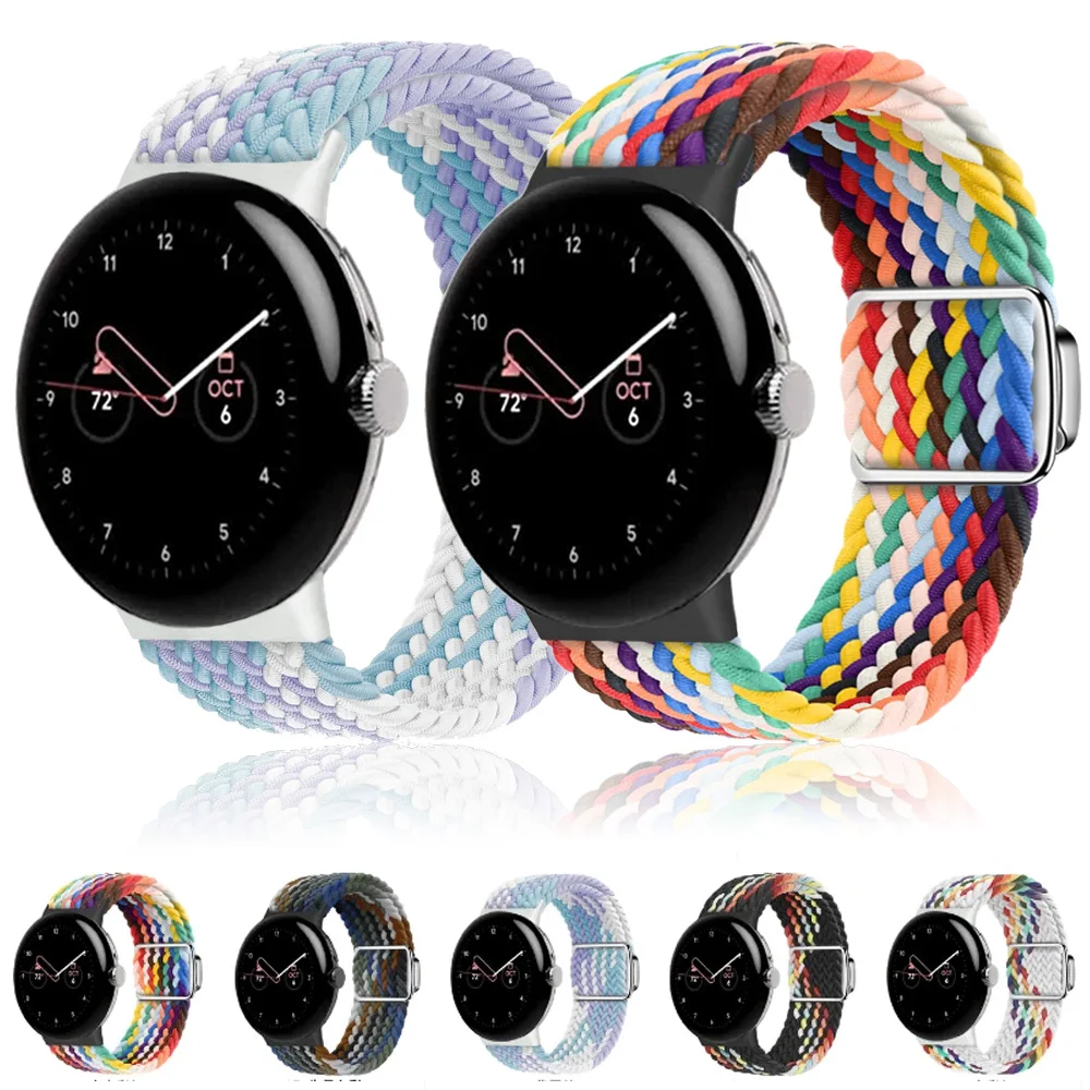 Nylon Braided Magnetic Bracelet Fabric Wristband - Adjustable Strap Accessory
