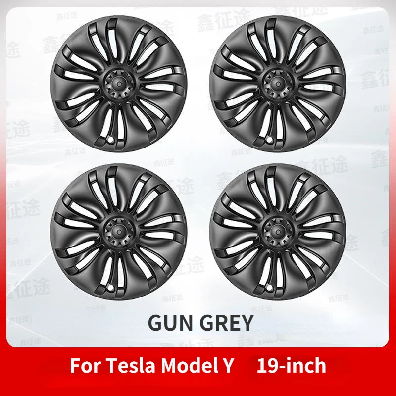 car gas tank 4PCS for Tesla Model 3/Y Hub cap Original Car Replacement Wheel Cap 18-Inch  Automobile Hubcap Full Cover Accessories 2021 2022 car oil measurement stick Other Replacement Parts