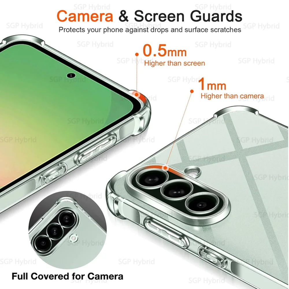 Durable Shockproof Soft Phone Case with Clear Airbag Protection