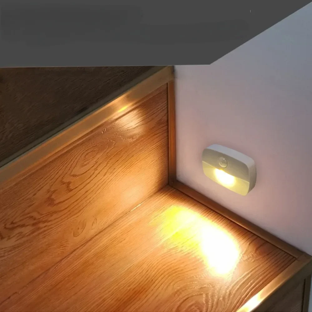 

LED Night Light Wireless Motion Sensor Lights Corridor Closet Stair Room Lamps for Bedroom Cabinet Energy Saving Night Lamp