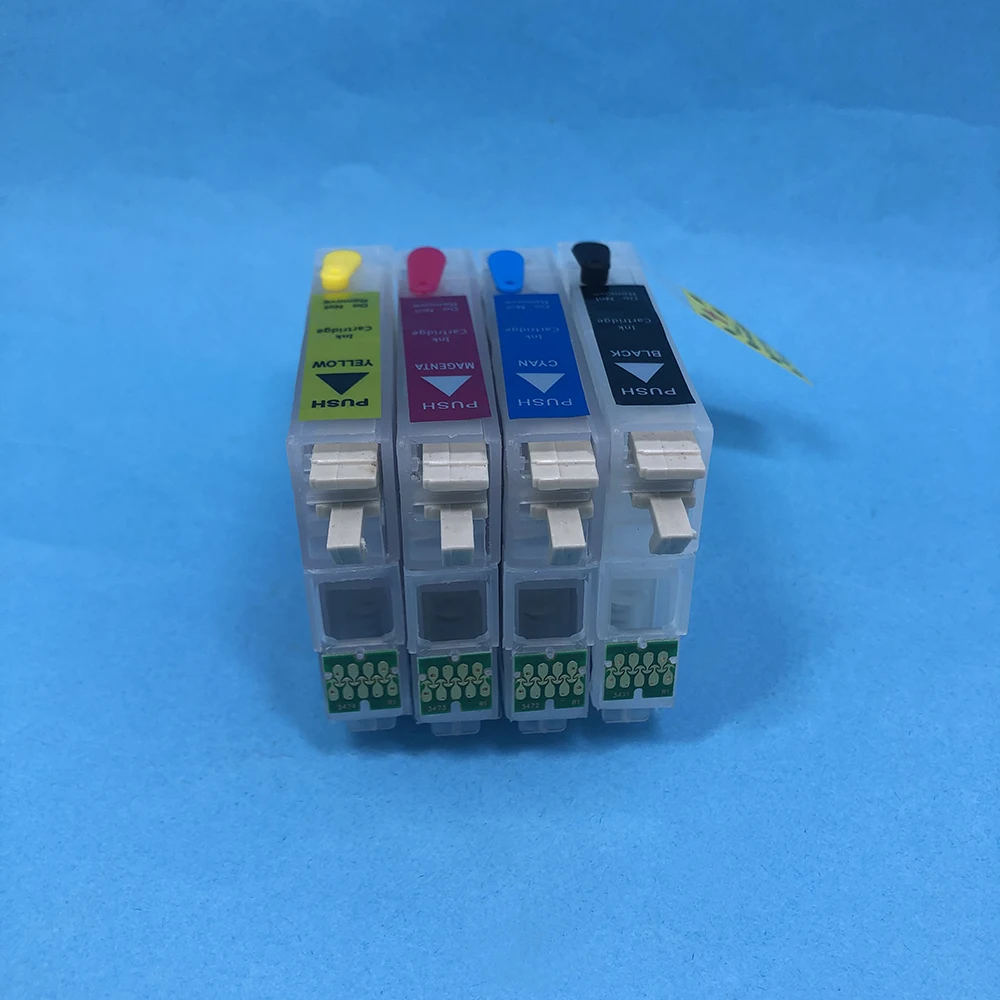 

34XL T34XL многоразовый картридж с чипом ARC для 34 T3471 T3472 T3473 T3474