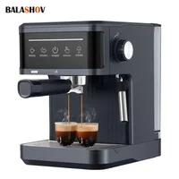 Electric Espresso Maker Professional Italian Espresso Coffee Maker Semi Italian Cappuccino Milk Frother Coffee Machines 20Bar 1