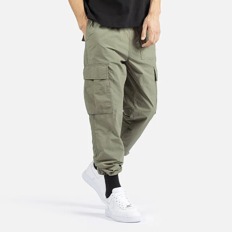 Multi-Pocket Casual Pants Men Military Tactical Joggers Cargo Pants Men's Outdoor Sweatpants Male Harajuku Hip Hop Streetwear drop crotch harem pants