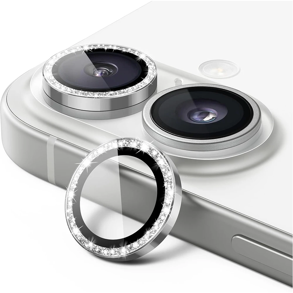 Bling Glitter Camera Lens Protector Cover for iPhone 17 Air 16E 16 Pro Max 15 Plus 14 13 Mini 12 11 Protection Phone Accessories 1