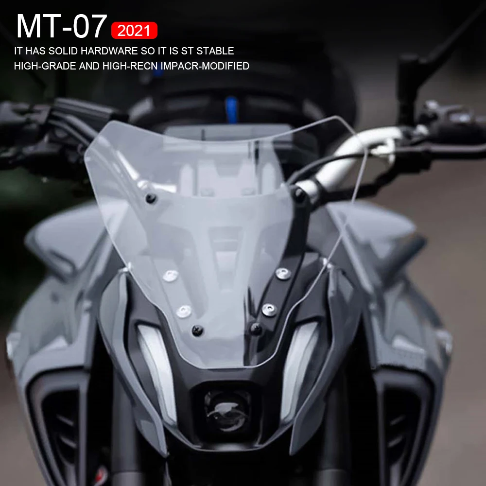 Il Nuovo Motociclo Parte Il Deflettore Acrilico Del Parabrezza Del Parabrezza Per Yamaha Mt-07 Mt07 Mt07 2021-