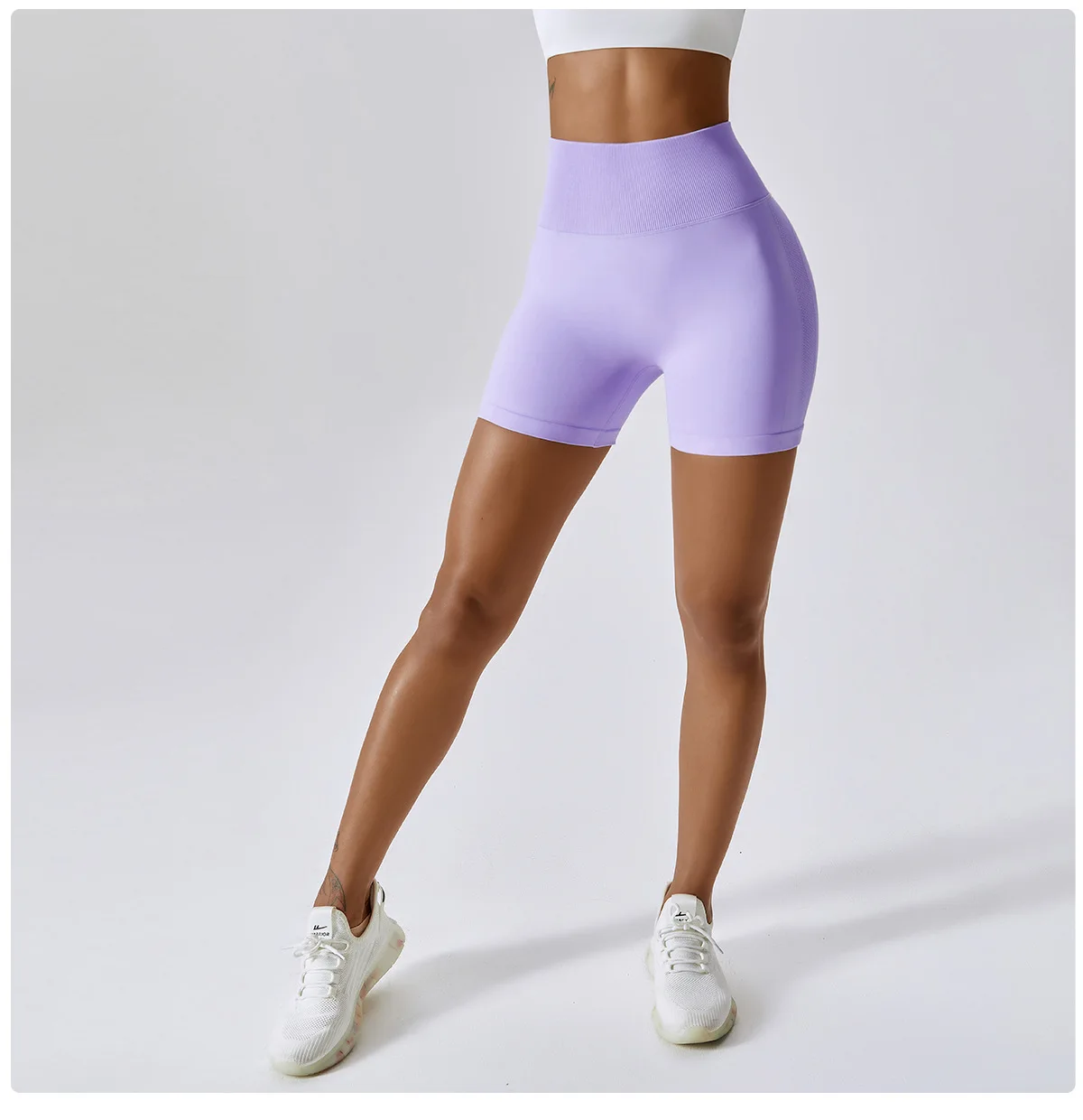 Pantaloncini da donna Pantaloncini sportivi senza cuciture per donna Ciclismo Jogging Fitness Vita alta Push Up Pantaloncini da palestra Leggings Abbigliamento da yoga da donna_voghion.com