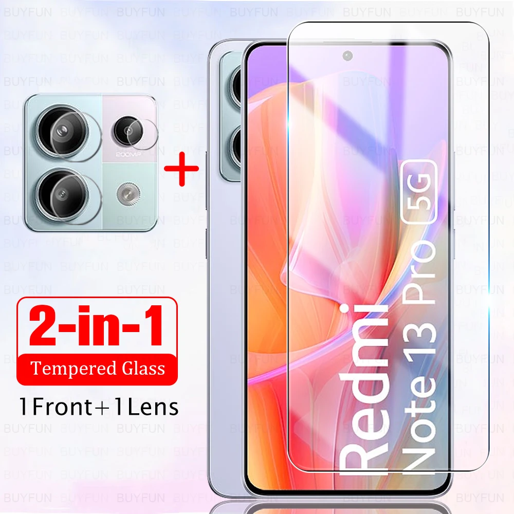 

2 в 1 для Xiaomi Redmi Note 13 Pro закаленное стекло и защитная пленка для камеры xaomi redmy note13 13pro защита для экрана xiomi readmi