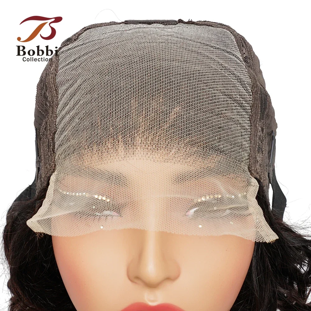 Loose Wave Human Hair Wig 5x5 Lace Front Wig For Women Natural Black Pre-plucked Transparent Lace
