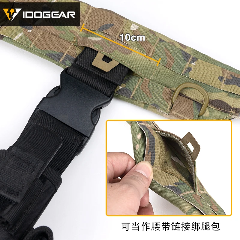 Modularer taktischer Gürtel Molle Schnellverschluss 9 cm Breite Außengürtel Innengürtelband Taillendichtung mit hängender Schnalle – Detail 9