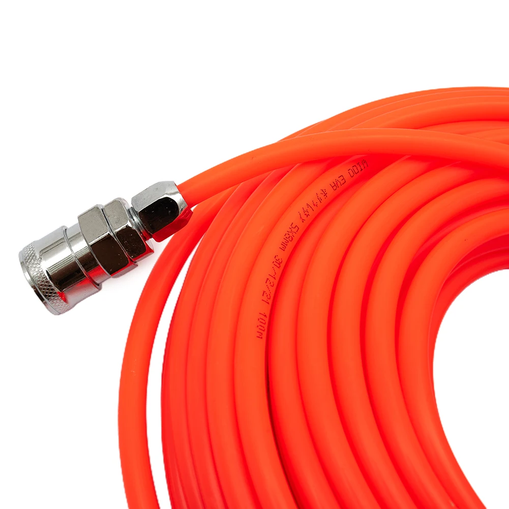 Pneumatic Air Compressor Hose with Quick Connector and Multitool Accessories