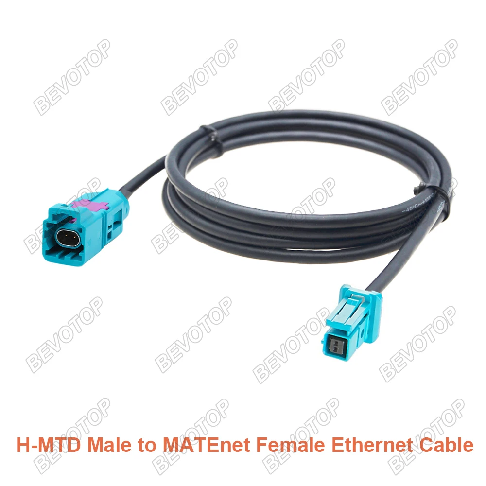 베보탑 4종 MATEnet-H-MTD 이더넷 케이블 Z 코드 남성 및 여성 자동차용 이더넷 케이블 어셈블리 고품질