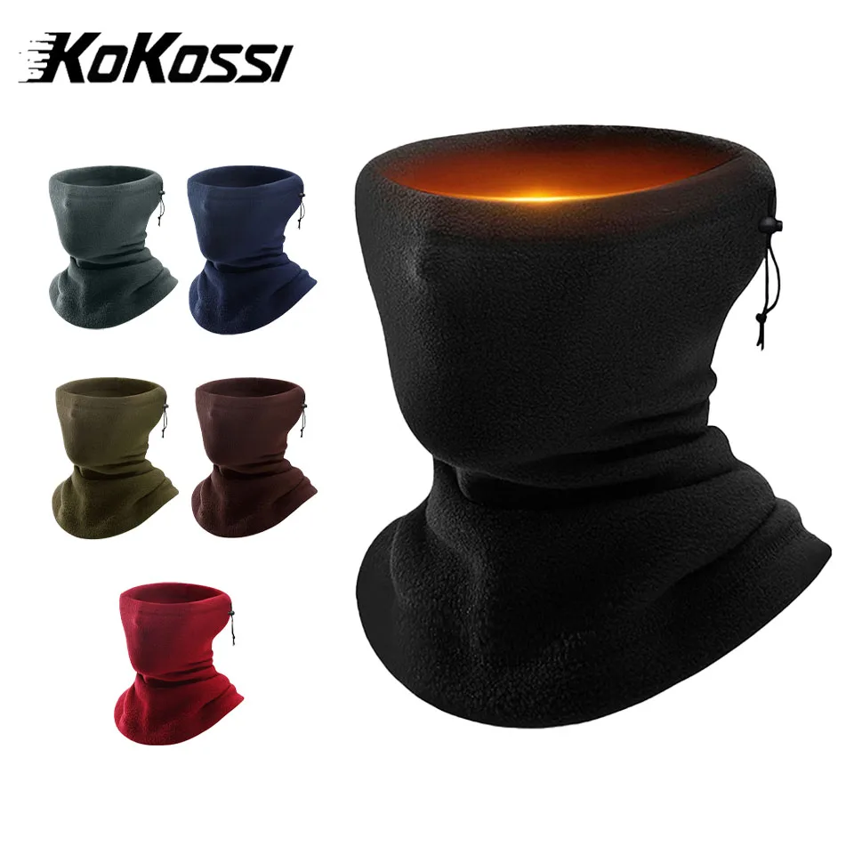 Balaclava Mask Winter Warm Motorcycle Half Face Mask Windproof Fleece Cycling Cap Sport Scarf Ski Bicycle Running