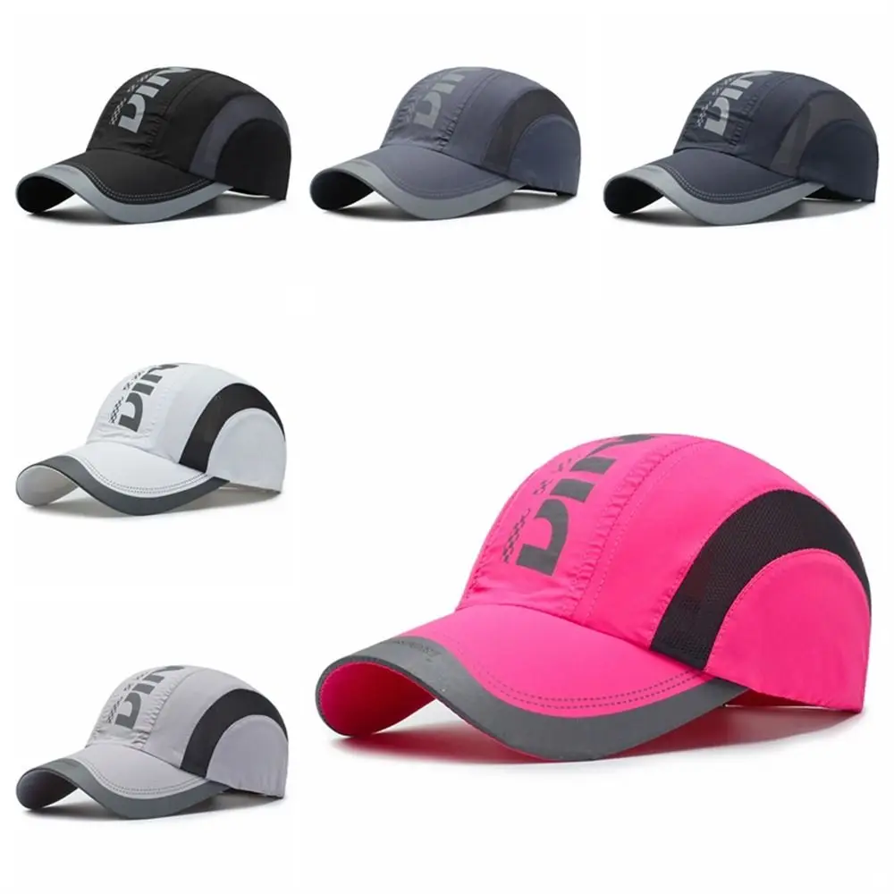 Breathable Quick Dry Cap Golf Cap Adjustable Waterproof Sports Hat Ultra-Thin Sun Protection Truck Hat Running