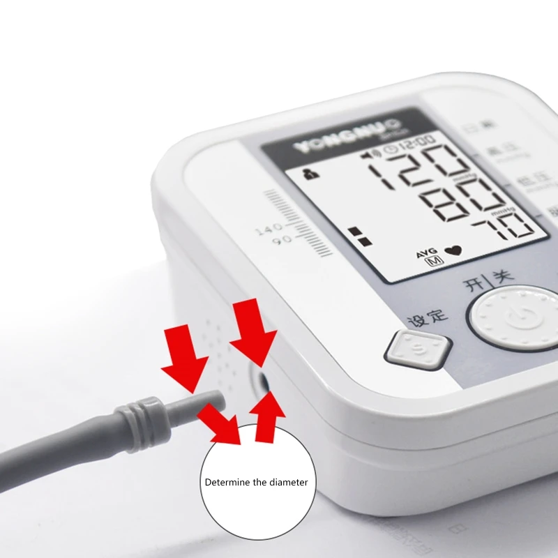 Blood Pressure Monitor Arm Cuff Connector Air Hose Adapter For Arm Tonometer