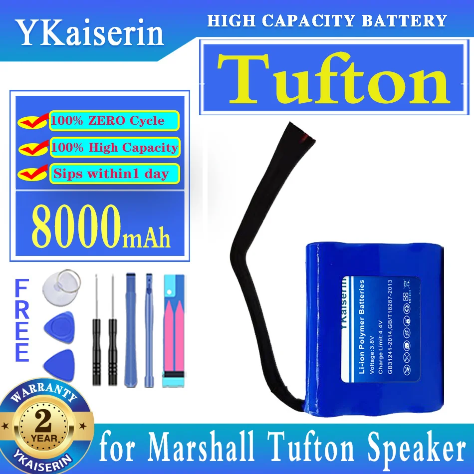 

YKaiserin 8000mAh Replacement Battery C196G1 for Marshall Tufton Speaker