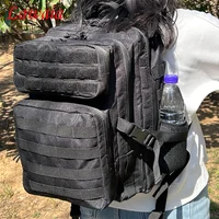 Lawaia Backpack Men Tactical Backpack Travel Fishing Backpacks Women 42*28*25.5cm Hiking Military Bag Sports Black Backpack