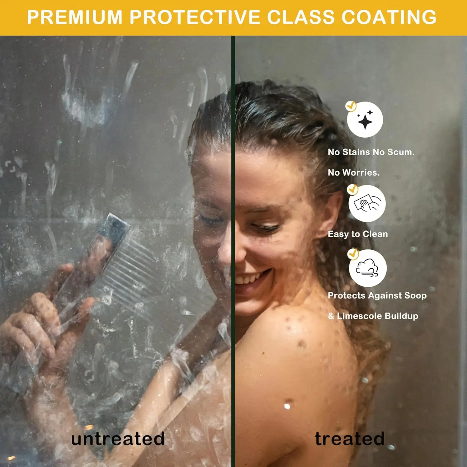Shower Door, 56-60"" W X 72"" H 5/16"" (8Mm) Semi Frame Double Sliding Shower Door,Thick Sgcc Tempered Glass With 5
