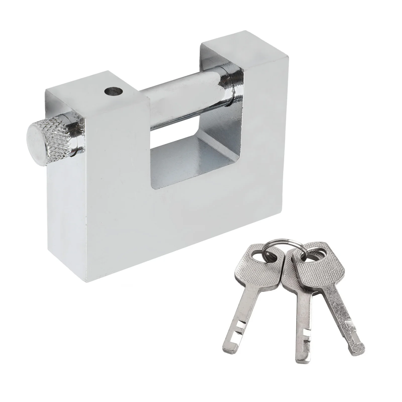 D형 아연 합금 자물쇠(3개 열쇠 포함) 도난 방지 및 방수 기능으로 카라반, 차고 및 저장 컨테이너 보안에 적합