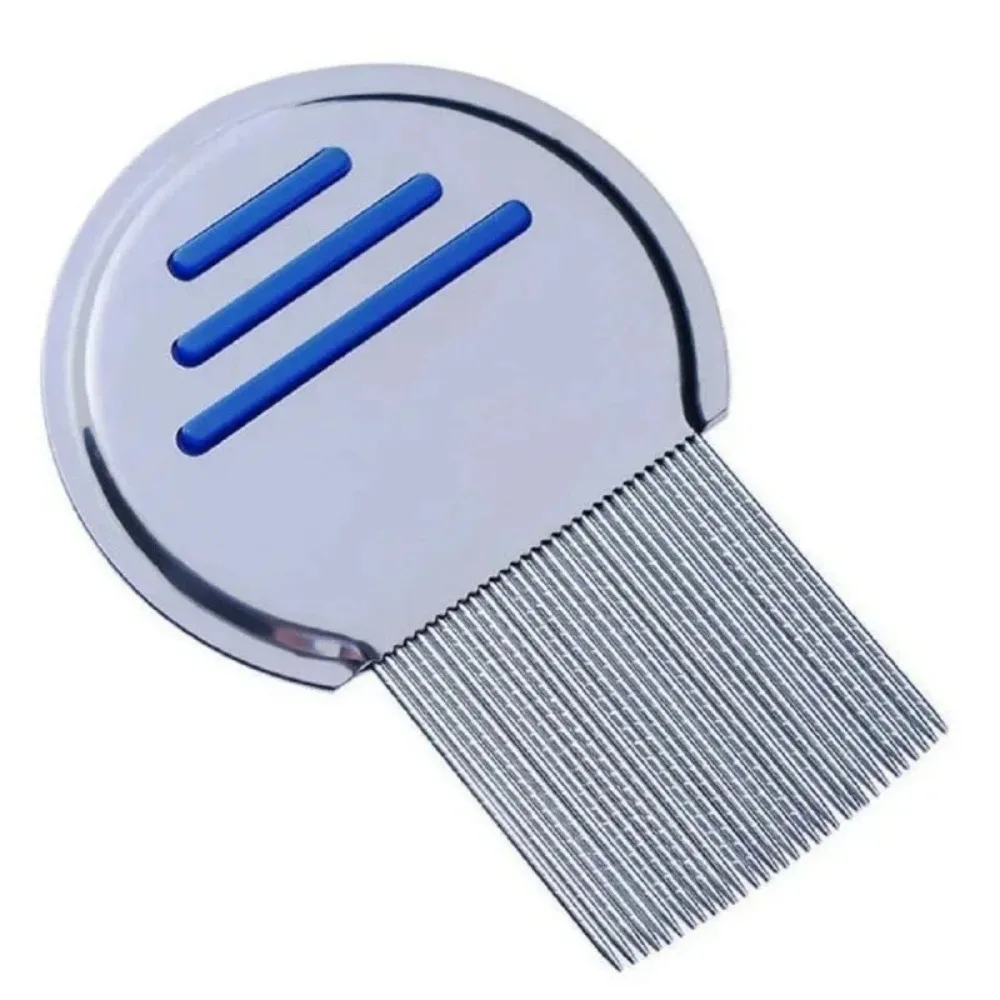 3 Styles Stainless Steel Terminator Lice Comb Kids Hair Rid Headlice Super Density Teeth Remove Nits Comb Nit Free 6