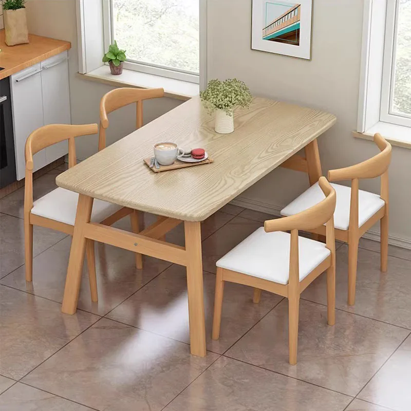 

Wood Balcony Kitchen Dining Table Makeup Nail Entryway Bistrot Office Coffee Table Japanese Newclassic Mesas De Jantar Furniture