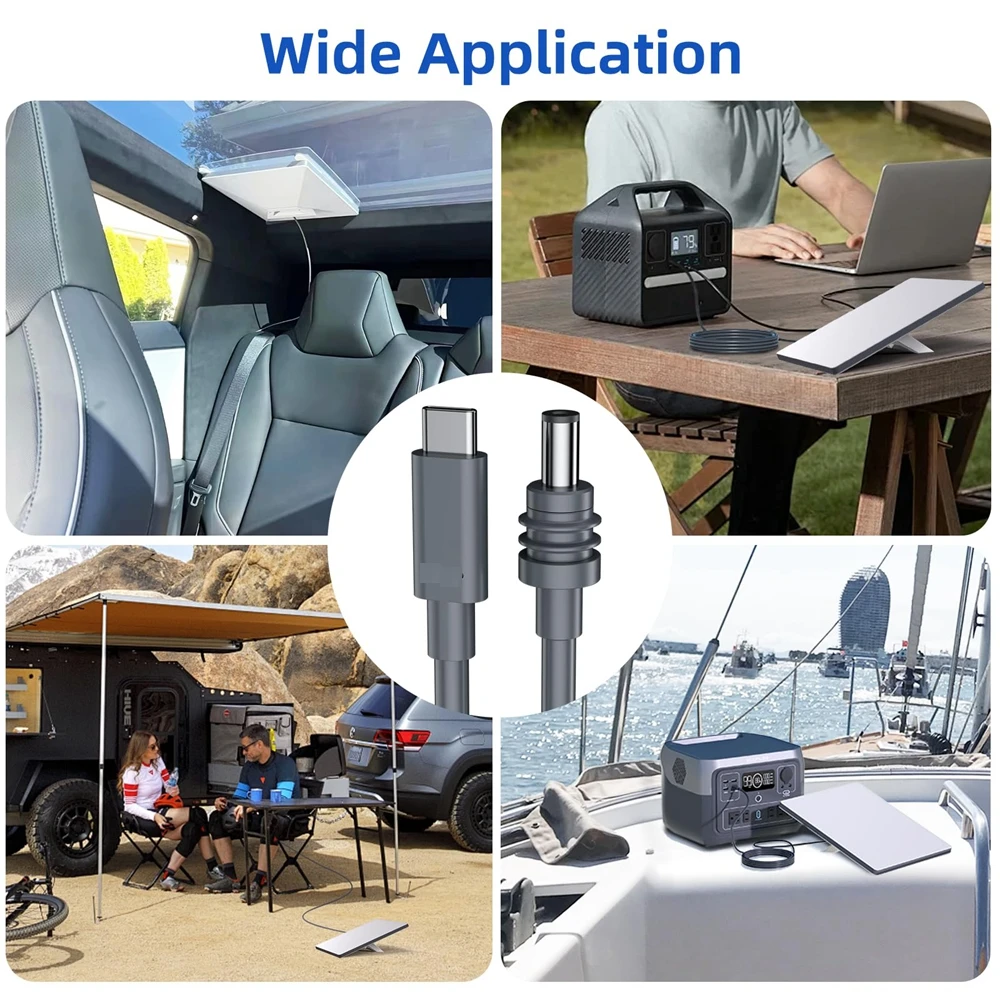 Durable Outdoor Waterproof USB-C to DC Power Cable