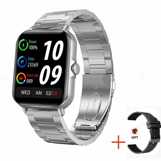 2022 New Smart Watch Men Women Sports Fitness Tracker Heart Rate Sleep Monitoring Smart Clock Smart Watch for Android iOS Phones 
