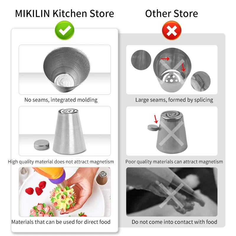 Pastry Nozzles 1Pcs Pastry Nozzles For Baking