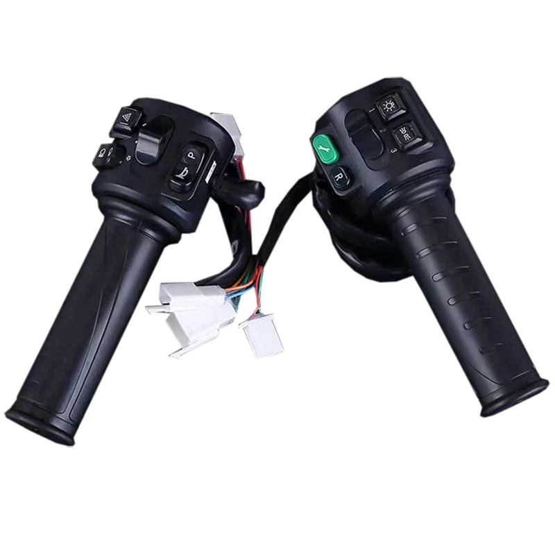 Multifunctional Throttle Hall Type 48v 60v 72v With Three Speed Parking Reverse Comb Function  For Electric Scooter Motorcycle 1 pair ebike throttle handle left 20x right half twist throttle for electric bike scooter 24v 36v 48v 60v 72v