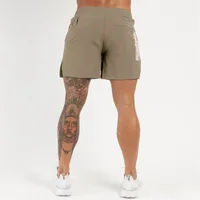 2024 New Men's Shorts Quick Drying Breathable Stretch Quarter Pants Jogger Gym Exercise Fitness Shorts 2