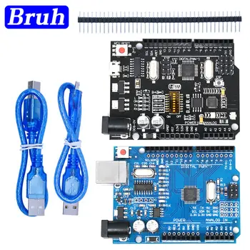 UNO R3 CH340 oficjalne pudełko WiFi oryginalne ATMEGA328P Chip Shell CH340G dla Arduino Development Board WeMos ESP8266
