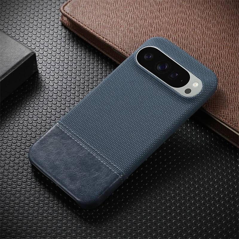 Luxury Matte Cotton Linen Soft Leather Phone Case - Frameless Anti-Fingerprint Shockproof Cover