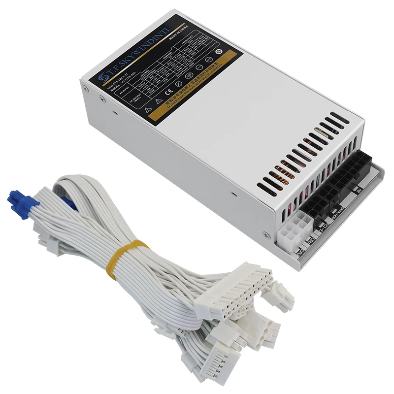 600W 전원 공급 가득 차있는 단위 1U FLEX ATX 이중 CPU 24PIN 연결관 PC 전원 공급 ITX 소형 샤시스 게임 데스크톱을 위해 적합합니다