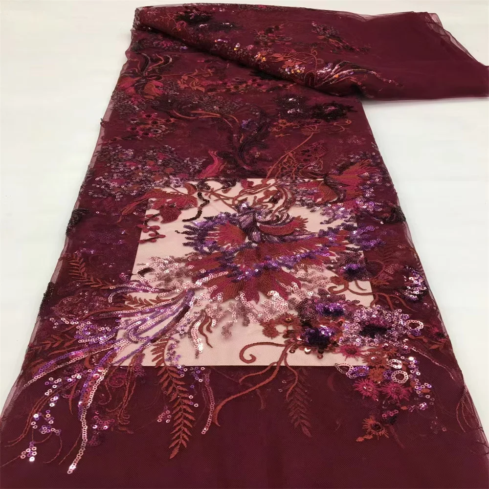 

Новинка, Африканское Тюлевое кружево, ткань, французское Сетчатое кружево с вышивкой, 2024, высокое качество, женское платье для свадебной вечеринки