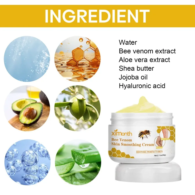 발톱무좀 Bee Venom Venous Repair Cream Relieves Leg Pain and Swelling Smoothes Vascular Protruding Veins Personal Health Care personal health care